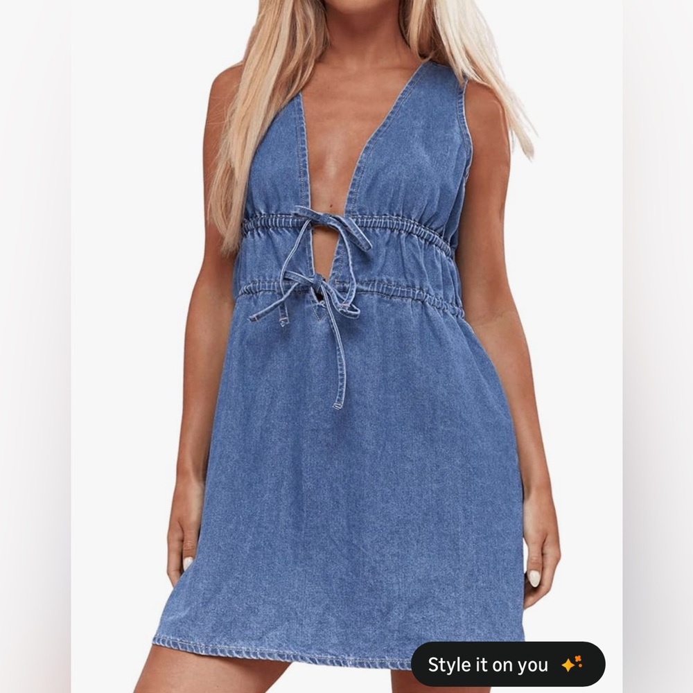 Blue Denim Dress
